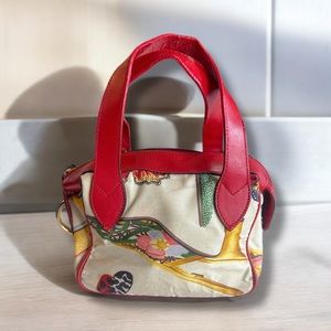 Salvatore Ferragamo Red and Multicolor Mini Bag